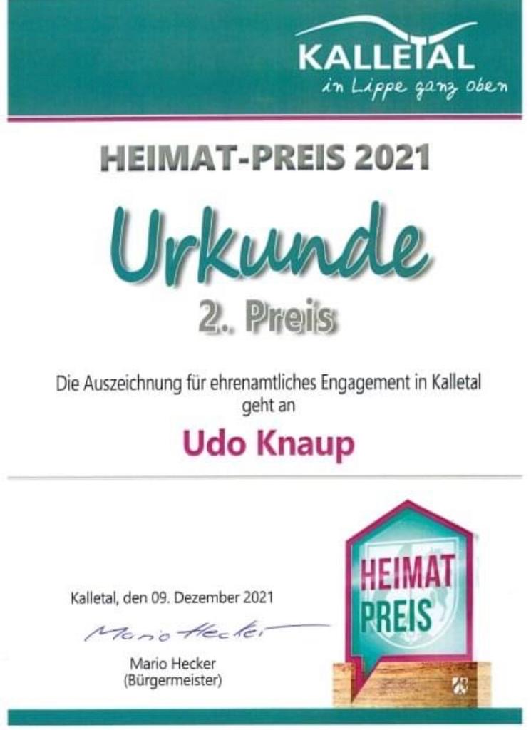 You are currently viewing Kalletaler Heimatpreis für Udo Knaup